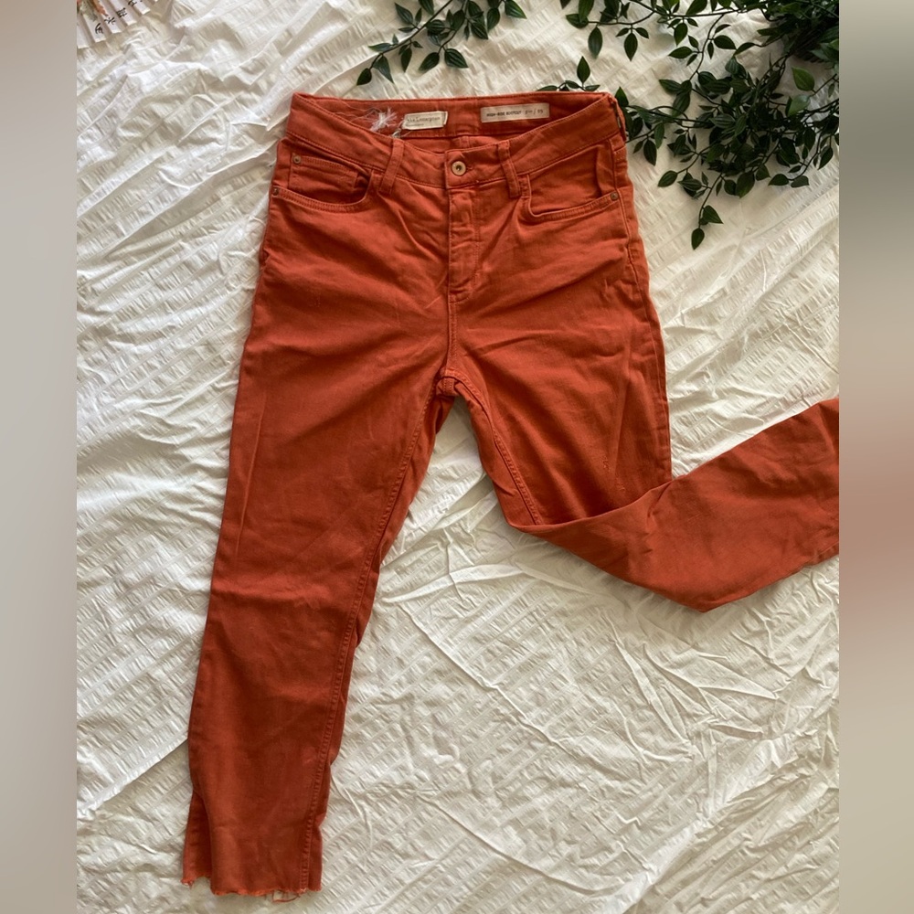 Anthropologie Pilcro High-Rise Bootcut Ankle Crop